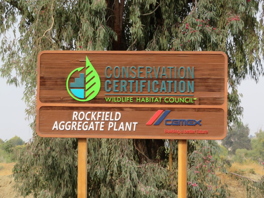 Cemex Rockfield Wildlife Habitat Certification